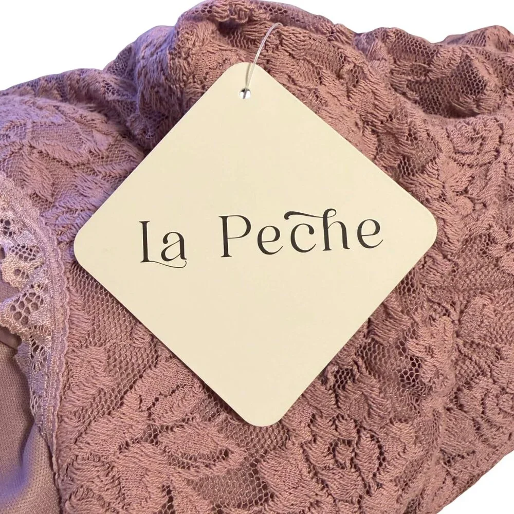 La Peche Romantic Regency Inspired Lace Babydoll Top | Size XL | Whimsygoth NWT